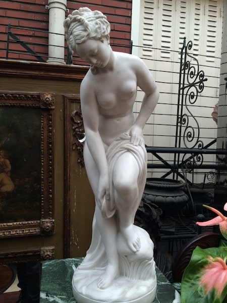 Scuplture en marbre - La Baigneuse